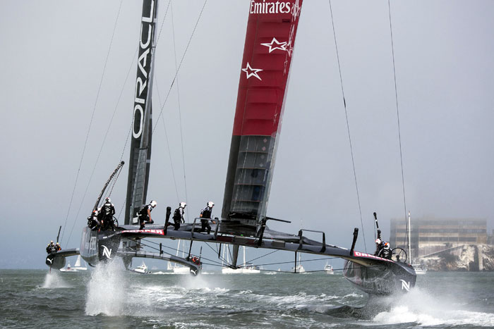 America's Cup Racing Underway in San Francisco