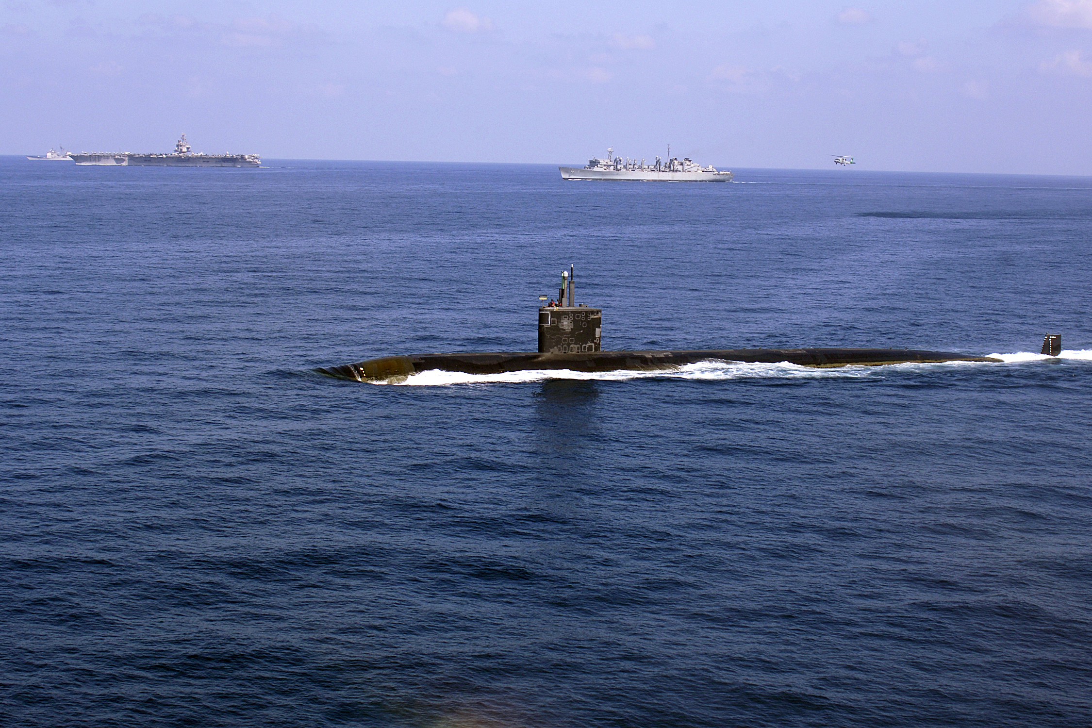 Navy says goodbye to sub damaged by worker's arson