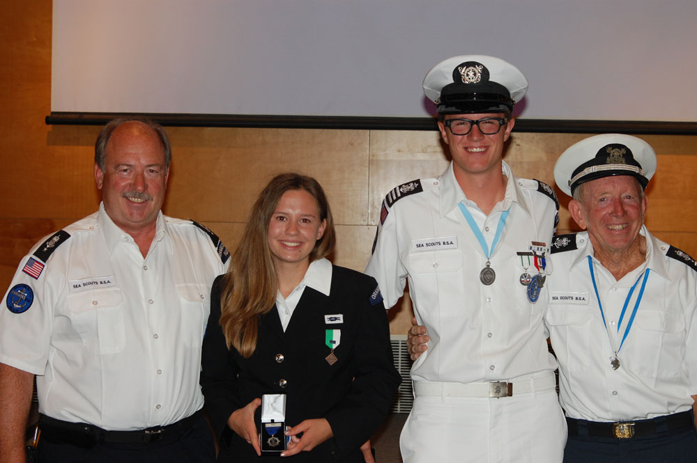 2 OC teens earn highest Sea Scout honors