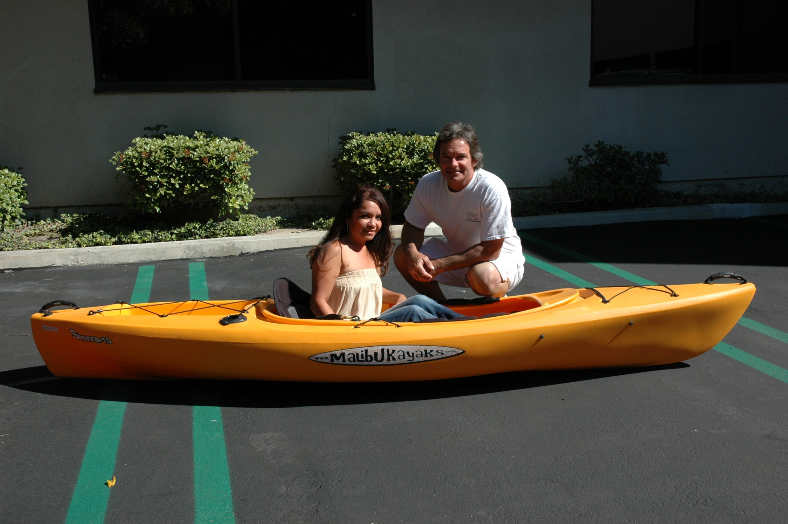 Azury Dunne wins kayak in The Log’s Fred Hall Show Giveaway