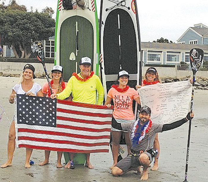 Veteran Finishes Record Channel Islands SUP Run