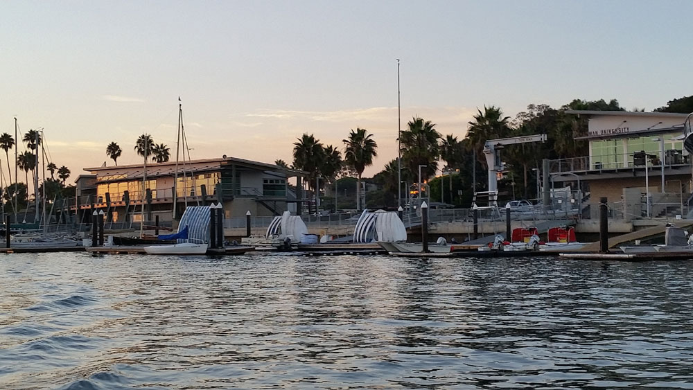 Newport Beach Sea Base Rowing Club creates unique Christmas Boat Parade entry