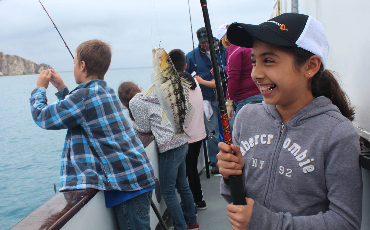 Catalina kids treated to a day of fishing