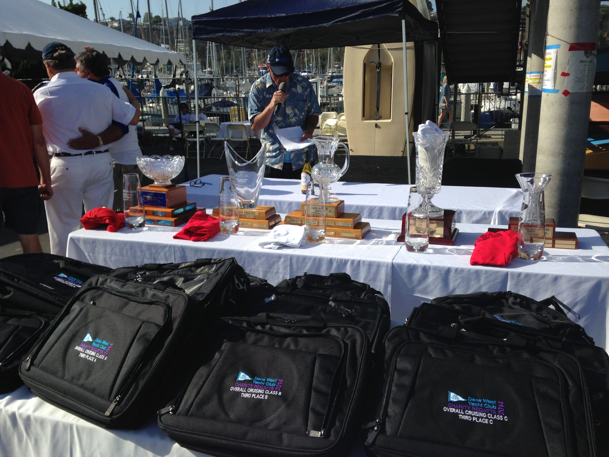 Large turnout for Dana West YC Charity Regatta