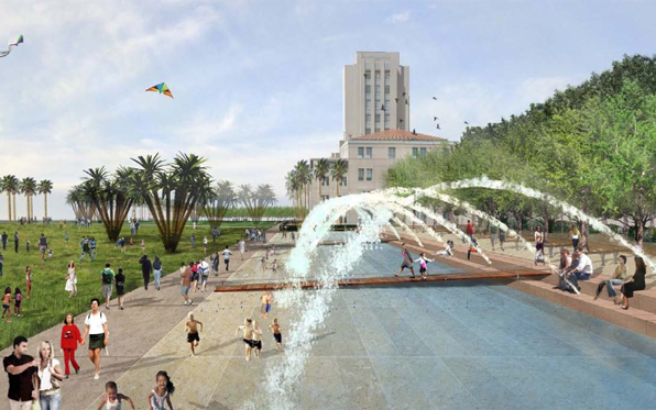 New Waterfront Park transforms lot into a sprawling park