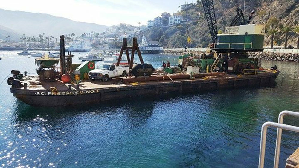 Work begins on new Avalon Fuel Dock