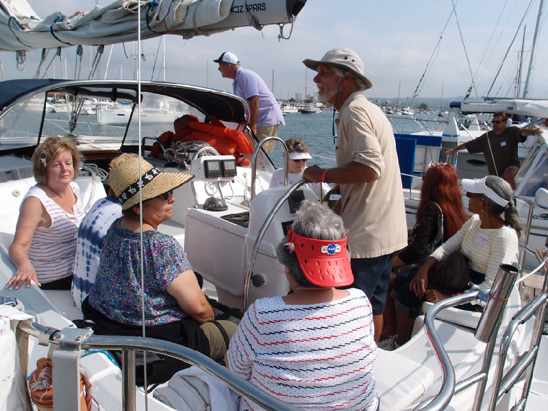 Visually Impaired Sail - Women's Sailing Association OC