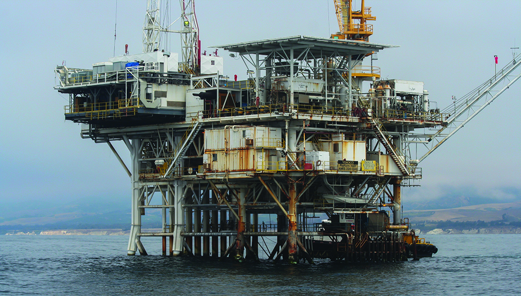 oil rig reef