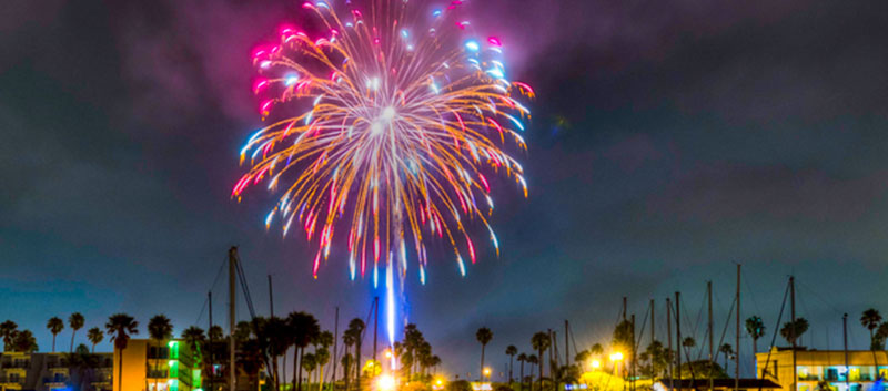 Channel Islands Fireworks