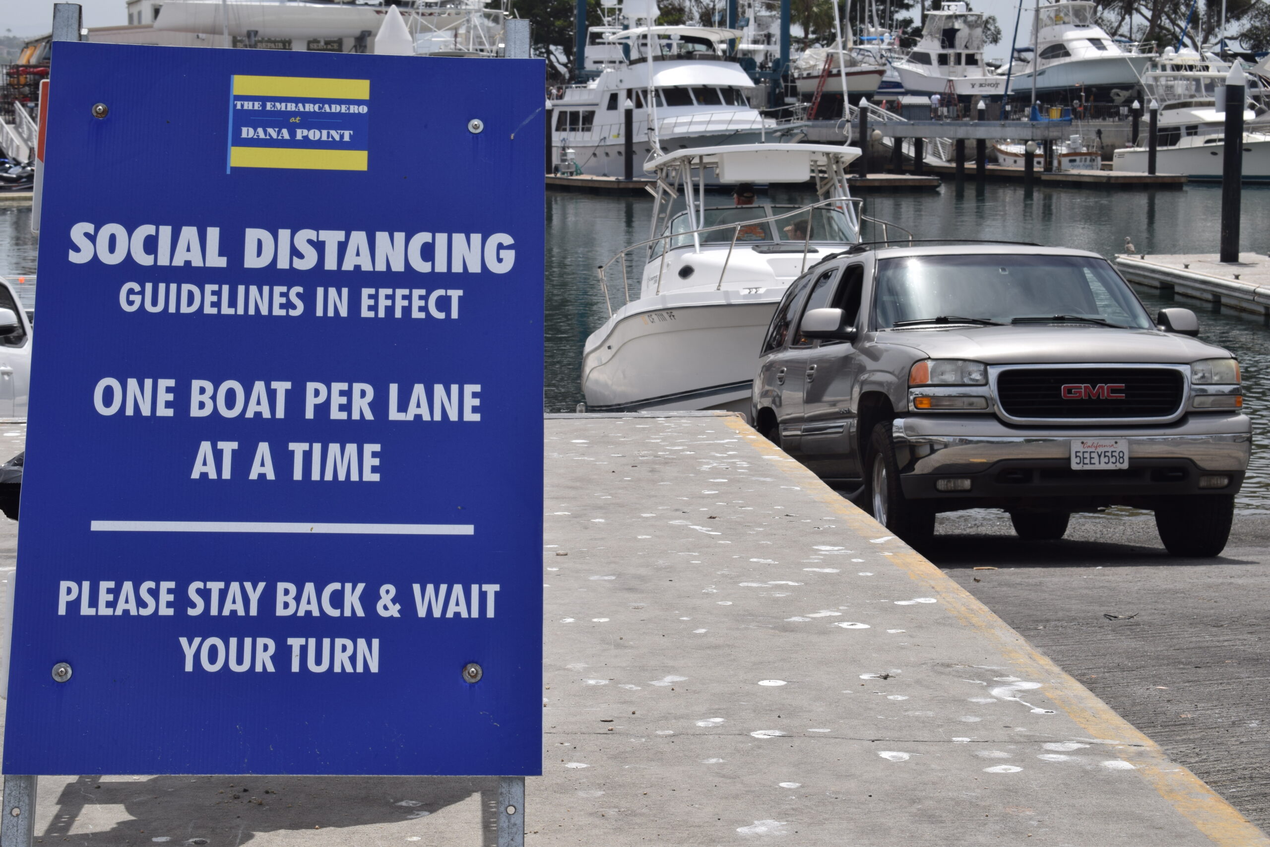 Dana Point Harbor Boat launch ramp