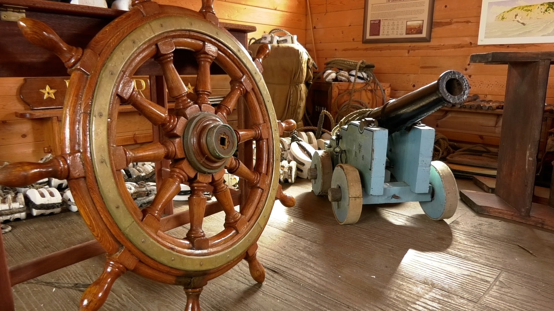 Pilgrim Wheel and Gun