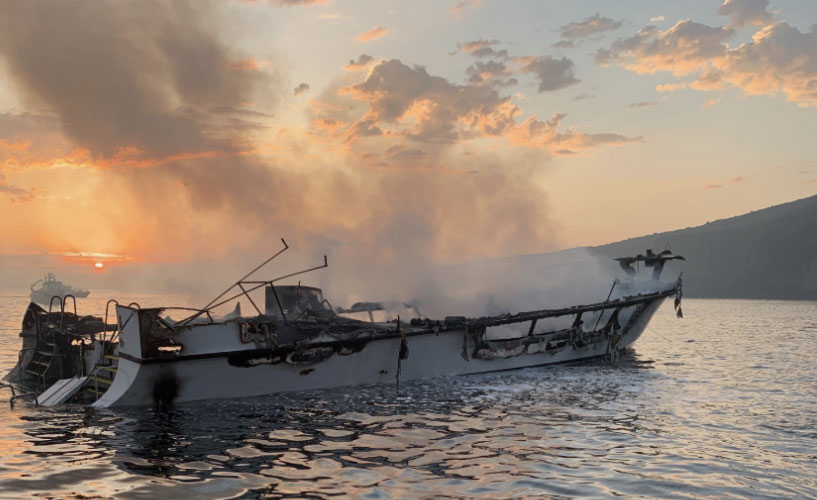Conception dive boat fire