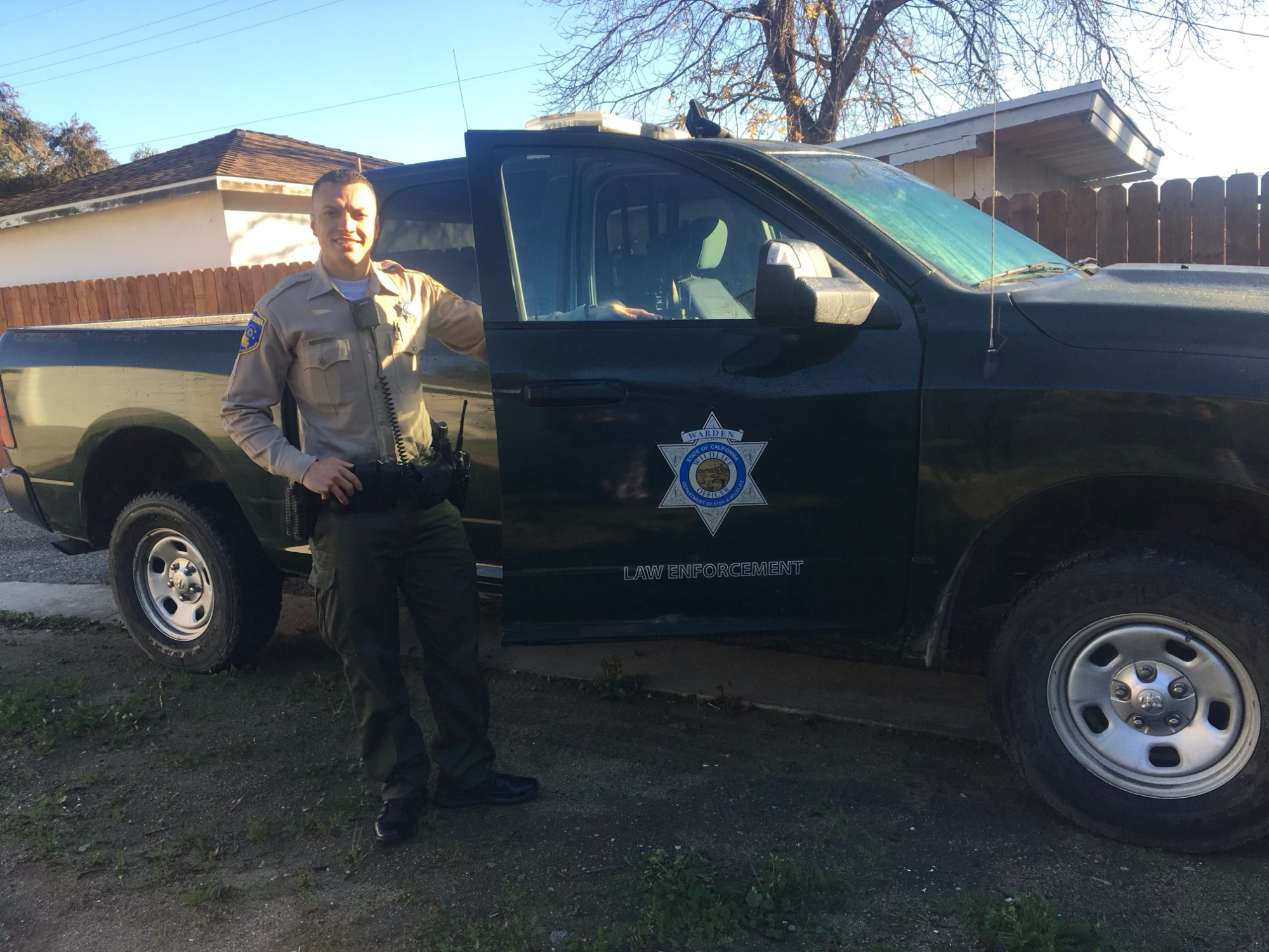 Warden Jonathan Garcia, who works in Los Angeles County, is named the California Department of Fish and Wildlife officer of the year.