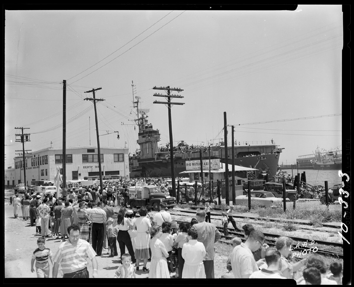 Port of Los Angeles historical photo